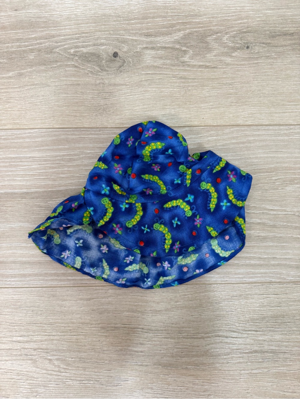 Unbranded Vintage Caterpillar Print Infant Toddler Sun Hat Bucket Hat